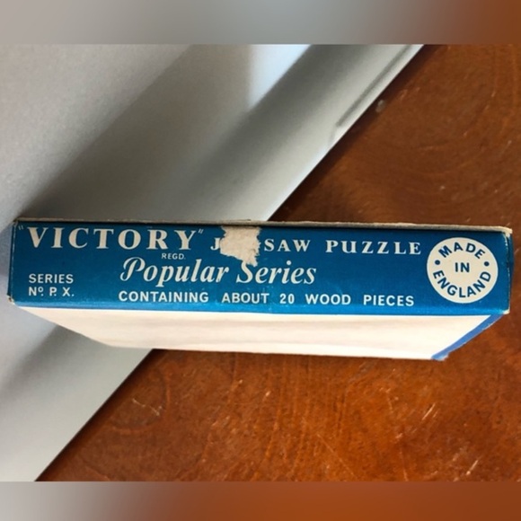 Vintage Victory 1950’s Wood Piece Jig-Saw Two Puzzle Set - Picture 13 of 14